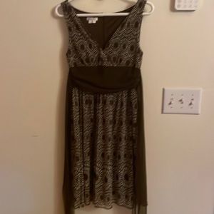 Perfect tie back sleeveless sun dress!